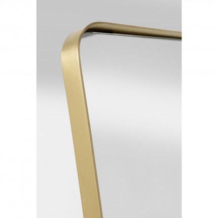 Staande Spiegel Curve goud 160x55cm Kare Design