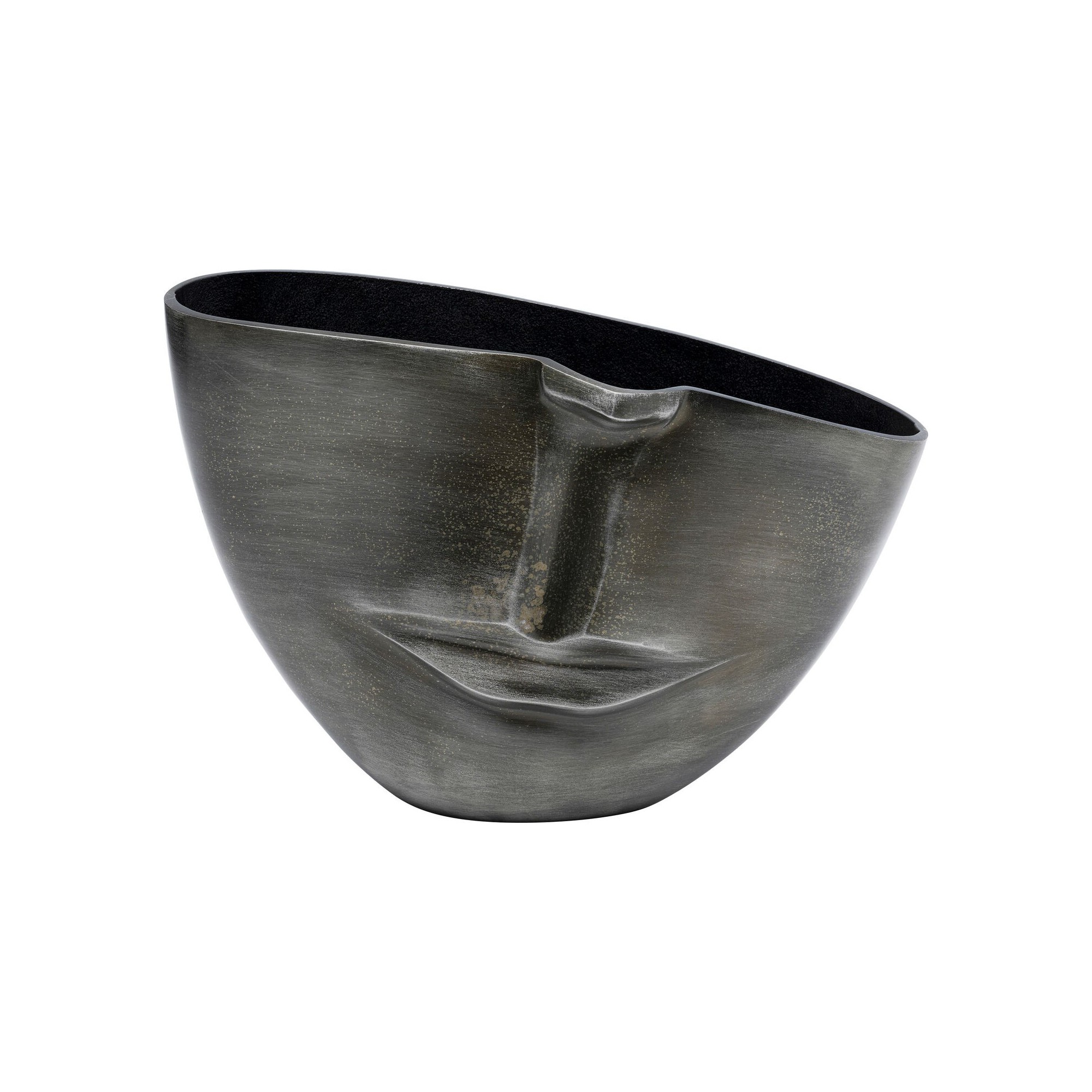 Vase Half Face anthracite 31cm