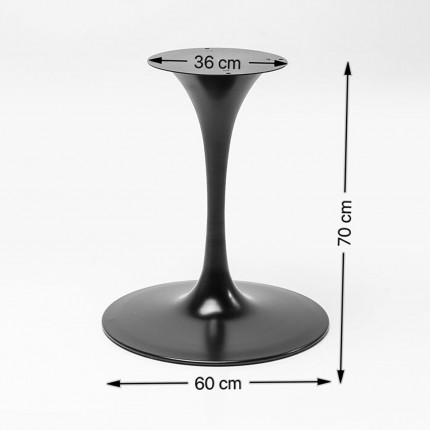 Table Base Invitation Ø60cm black Kare Design