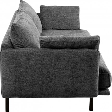 Sofa Edna 3-Seater Grey 245cm Kare Design