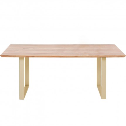 Table Symphony 200x100cm acacia gold Kare Design