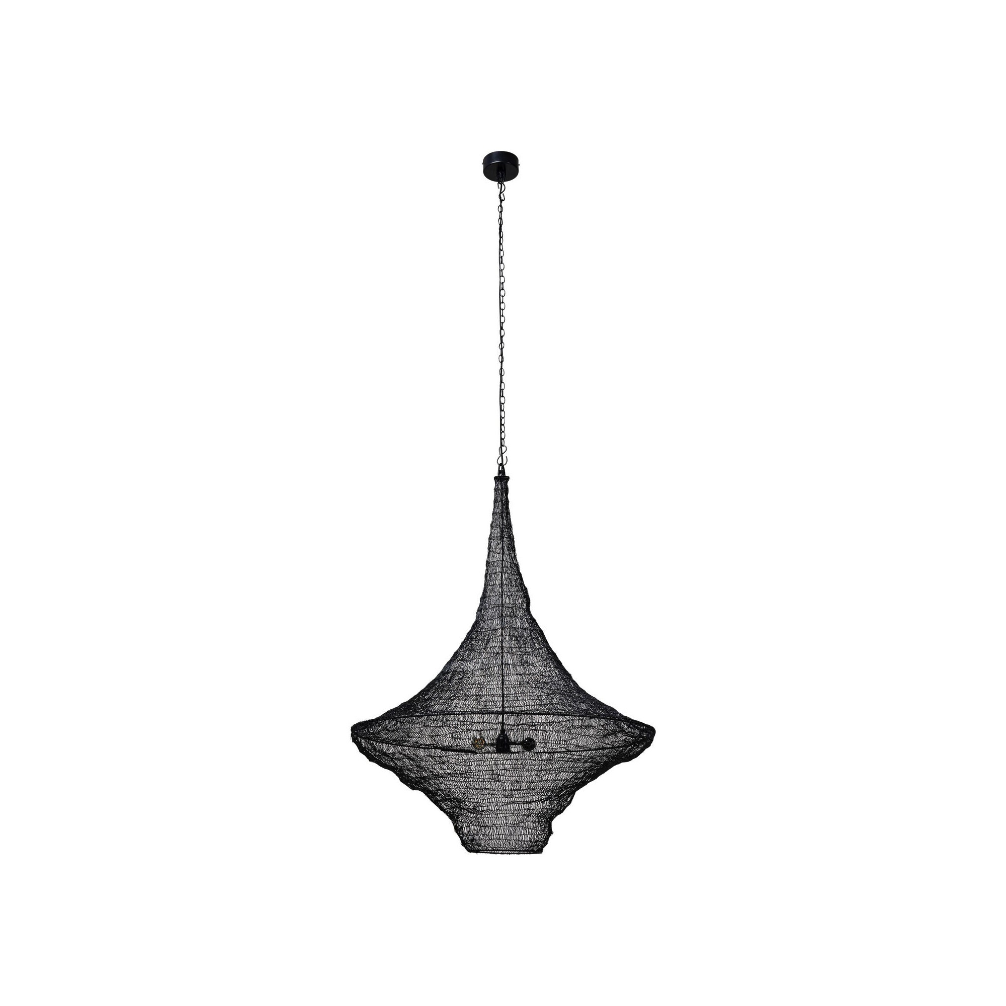 Suspension Cocoon noir Ø89cm