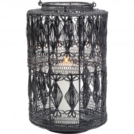 Lantern Hayat black 37cm Kare Design