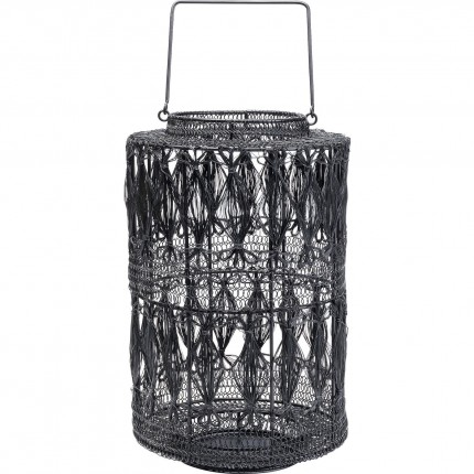 Lantern Hayat black 37cm Kare Design