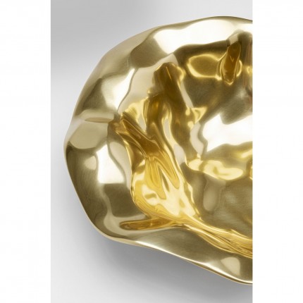 Serveerschaal Jade goud Ø30cm Kare Design