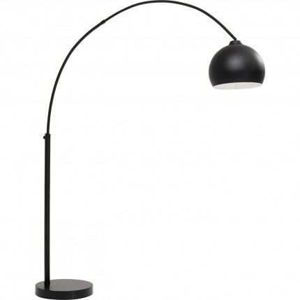 Vloerlamp Lounge 175cm zwart mat Kare Design