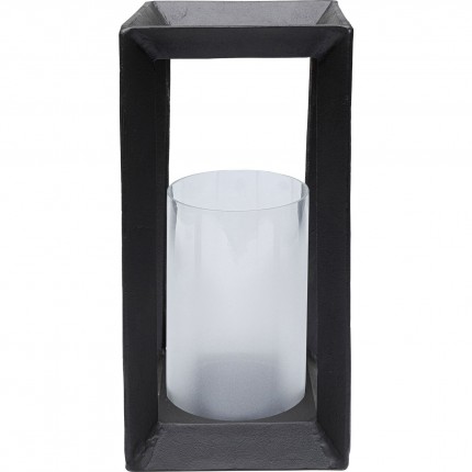 Lantern Mabel black 46cm Kare Design