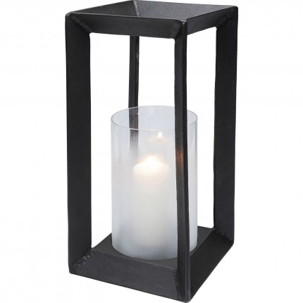 Lantern Mabel black 46cm Kare Design