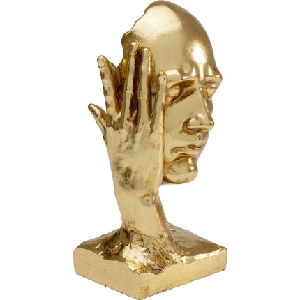 Decoratie gezicht hand goud Kare Design