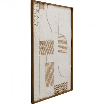 Framed Picture Sandy Geometric 81x122cm Kare Design