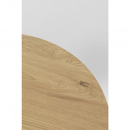 Eettafel Schickeria Ø80cm eik en wit Kare Design