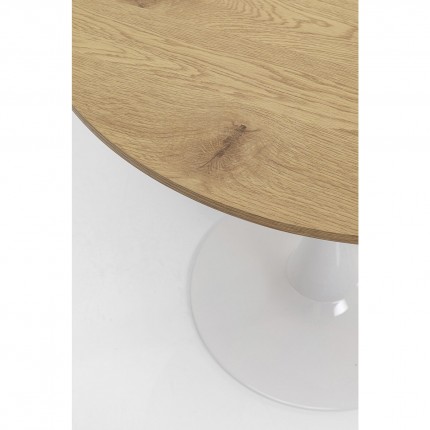 Eettafel Schickeria 80cm eik en wit Kare Design