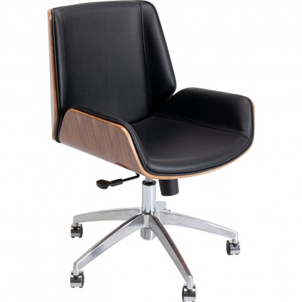 Swivel Office Chair Rouven black Kare Design