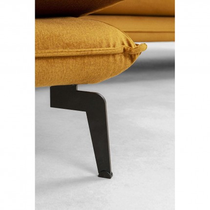 Corner Sofa Monza left velvet ocher Kare Design