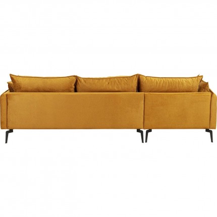 Corner Sofa Monza left velvet ocher Kare Design