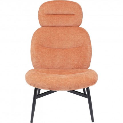 Armchair Elodie orange Kare Design