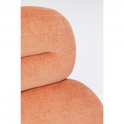 Armchair Elodie orange Kare Design