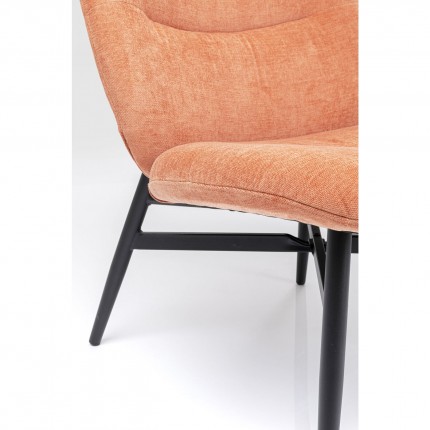 Fauteuil Elodie oranje Kare Design