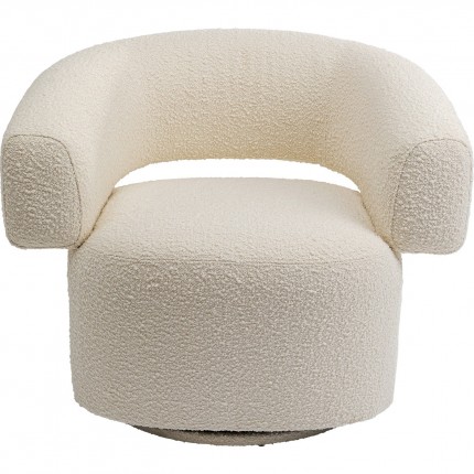 Draaifauteuil Maye creme Kare Design