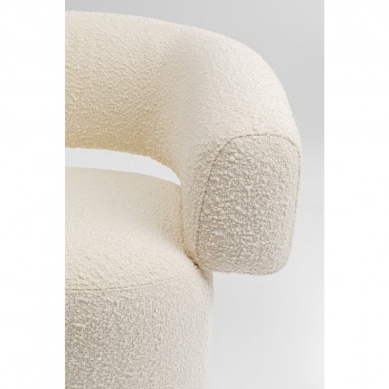 Swivel Armchair Maye Cream Kare Design