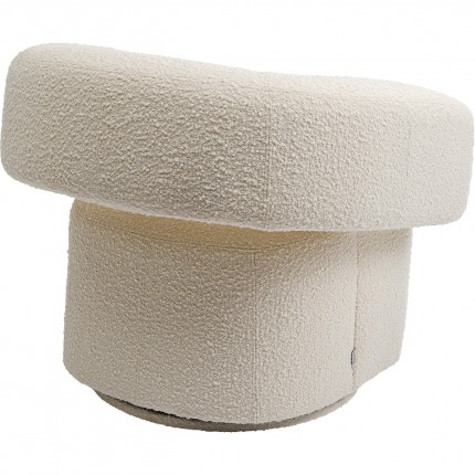 Swivel Armchair Maye Cream Kare Design