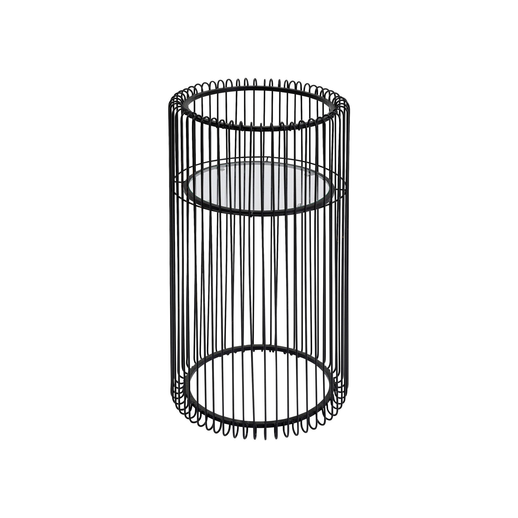 Porte-plantes Wire noir 70cm