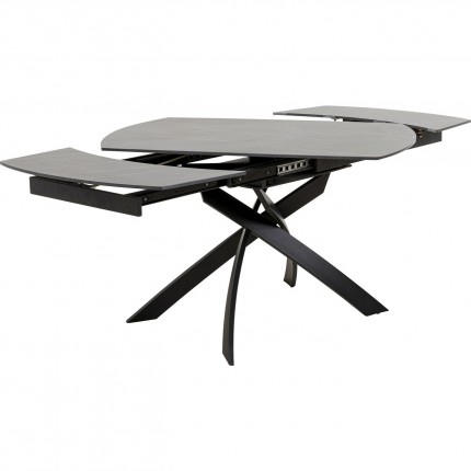 Extension Table Twist 180x90cm black Kare Design