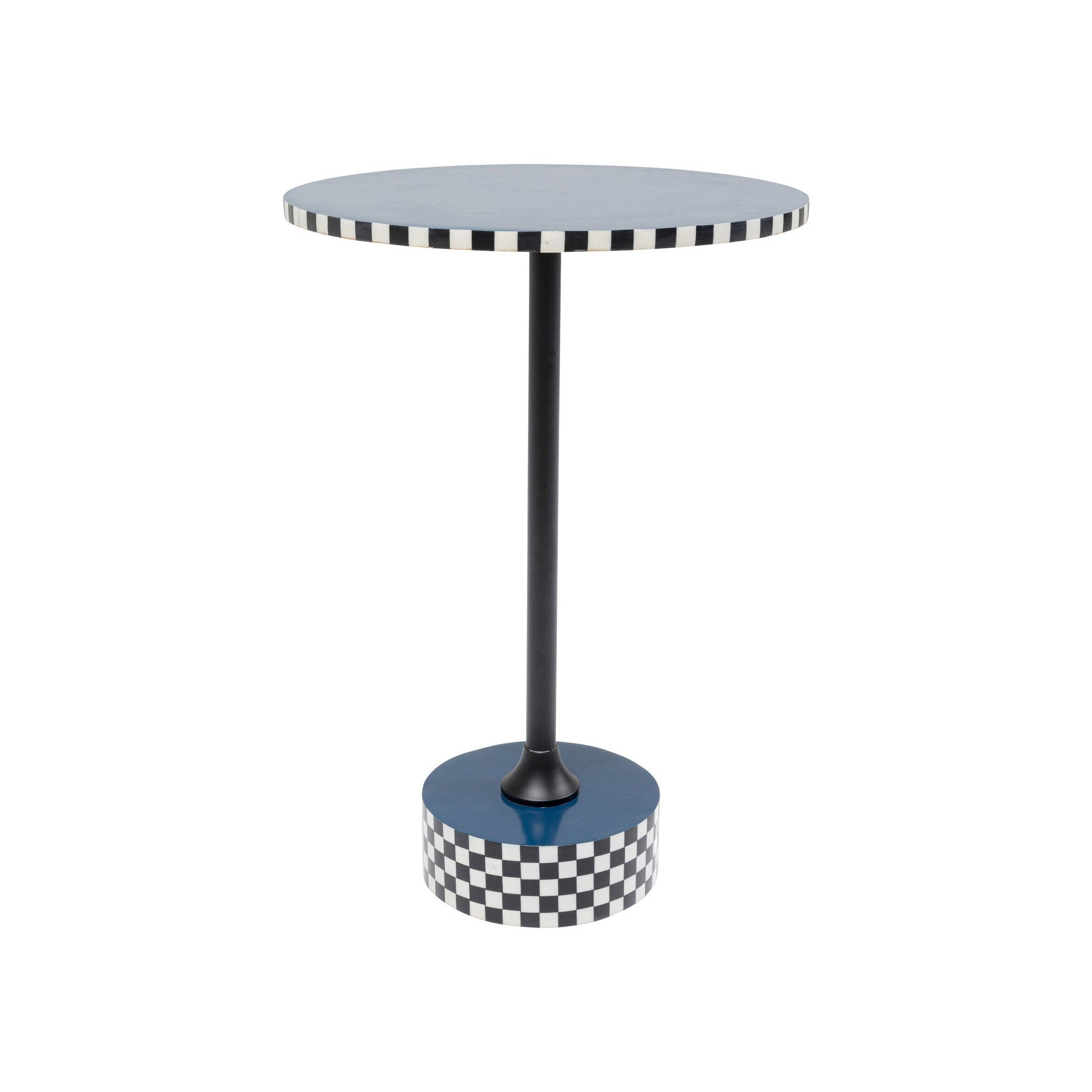 Table d appoint Domero Race bleu Ø40cm