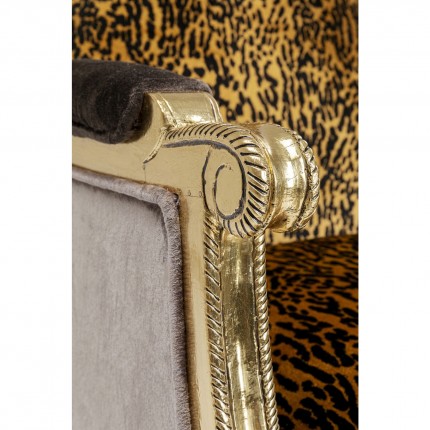 Armchair Regency leopard Kare Design