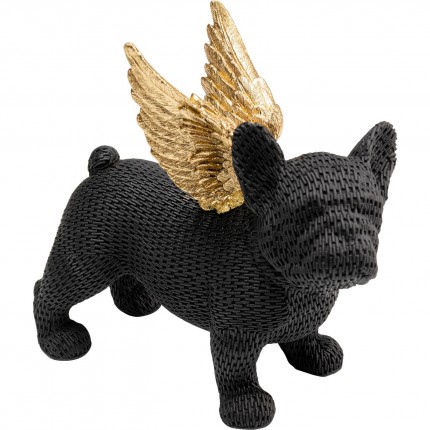 Woonaccessoires Engel Puppy zwart en goud Kare Design