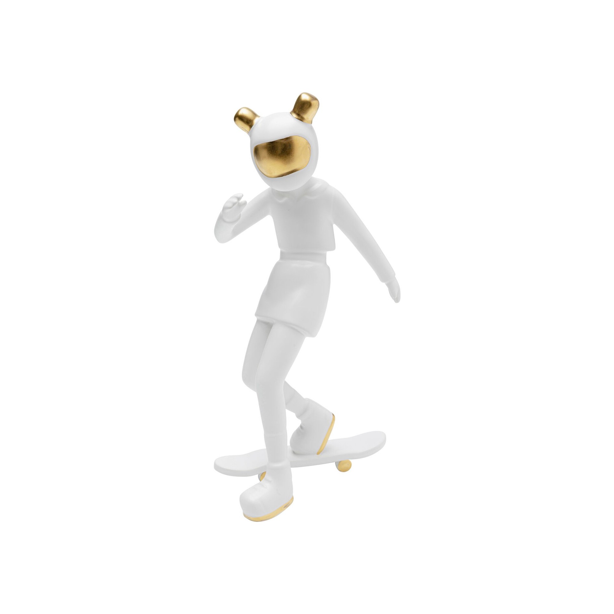 Figurine décorative Skating Astronaut blanc