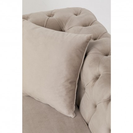 Sofa Bellissima 2-Zits fluweel beige Kare Design