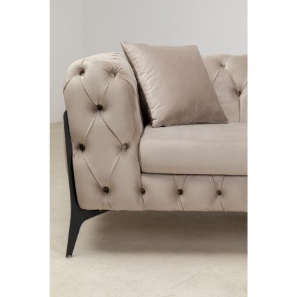 Sofa Bellissima 2-Zits fluweel beige Kare Design