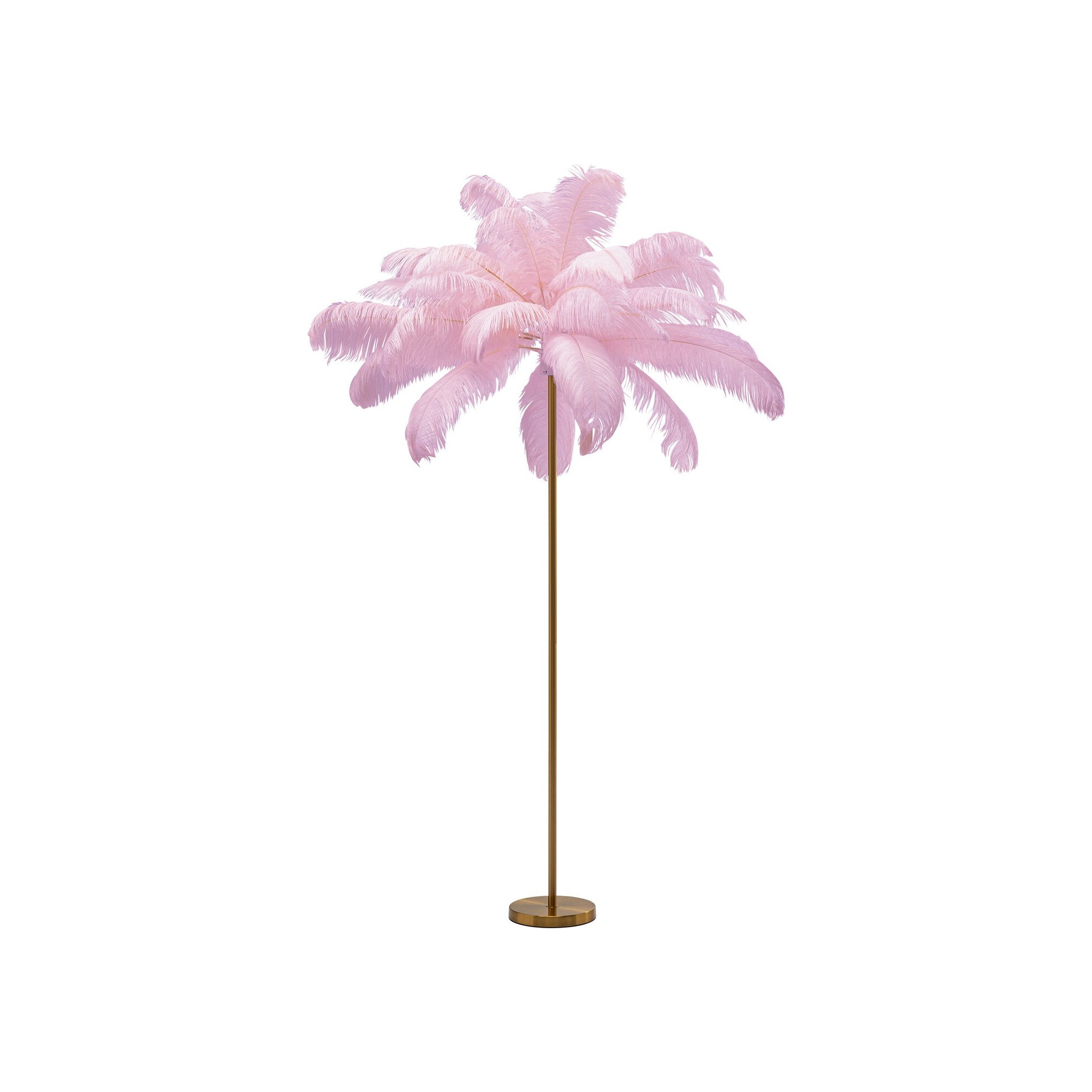 Lampadaire Feather Palm fuchsia 165cm