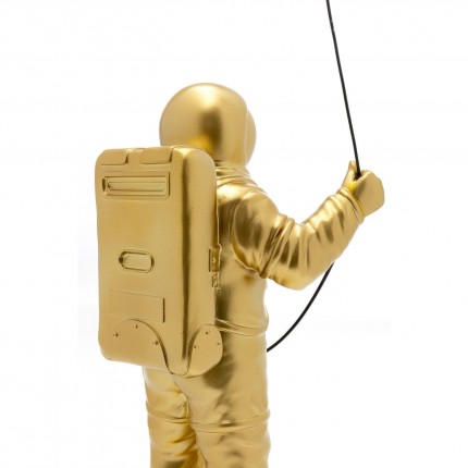 Woonaccessoires astronaut goud ballon hart zwart Kare Design