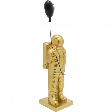 Deco astronaut gold balloon heart black Kare Design