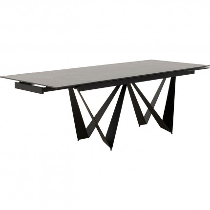 Uitschuifbare eettafel Sandra 260x90cm Kare Design