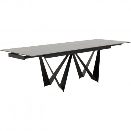 Uitschuifbare eettafel Sandra 260x90cm Kare Design