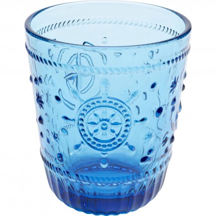 Waterglazen Greece blauw (6/set) Kare Design