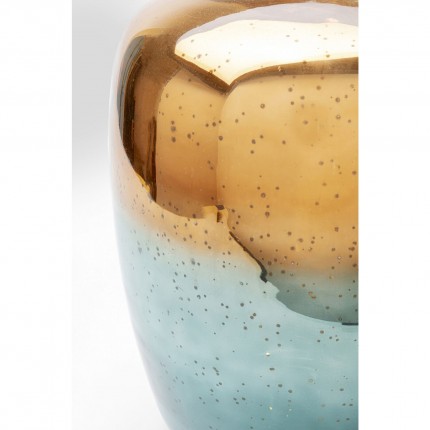 Vase Lizy blue and gold 41cm Kare Design