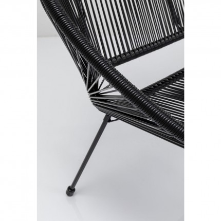 Outdoor Bench Acapulco black Kare Design