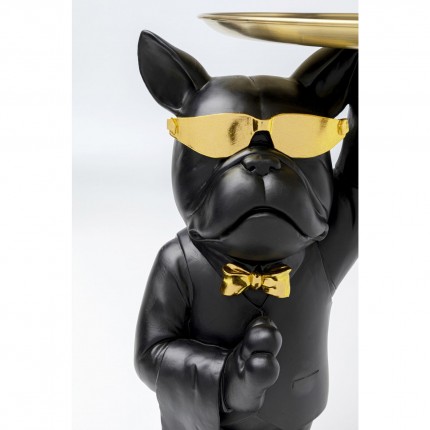 Side Table butler Bulldog black Kare Design