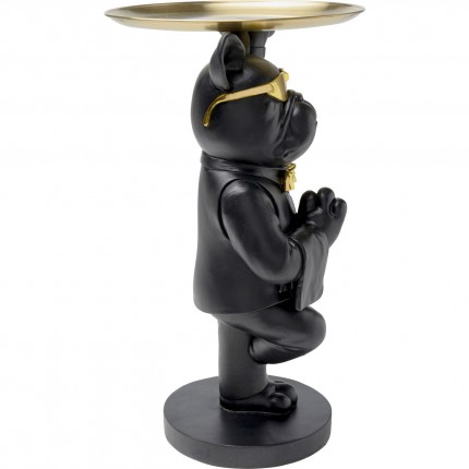 Side Table butler Bulldog black Kare Design