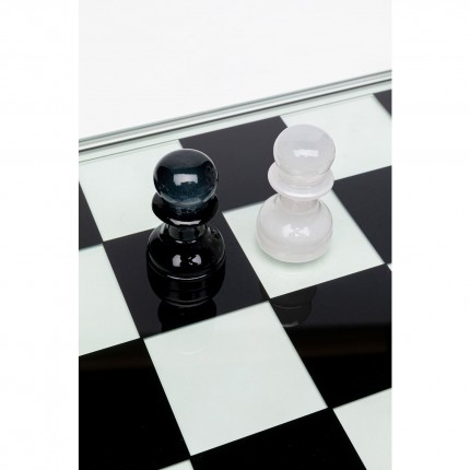 Chess Game transparent 60x60cm Kare Design