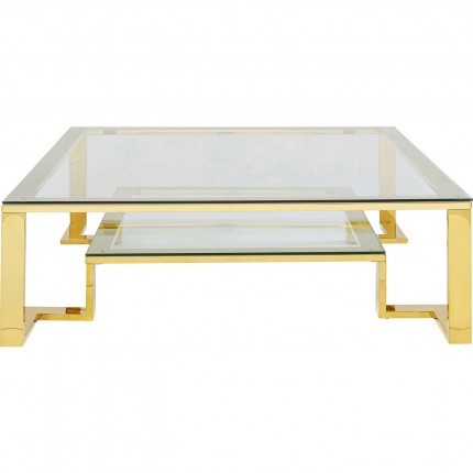 Coffee Table Rush 120x120cm gold Kare Design