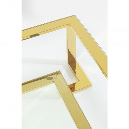 Coffee Table Rush 120x120cm gold Kare Design