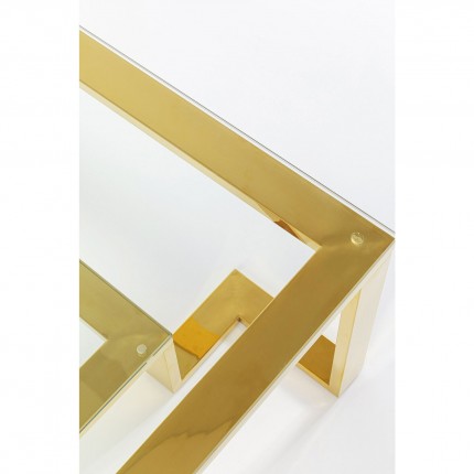 Coffee Table Rush 120x120cm gold Kare Design