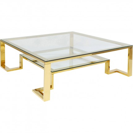 Coffee Table Rush 120x120cm gold Kare Design