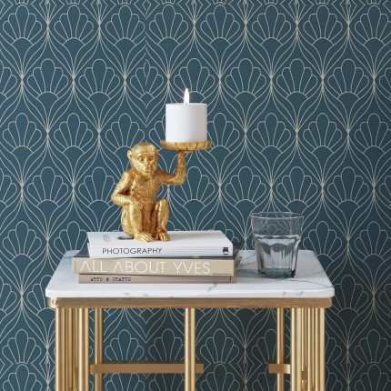 Theelicht Houder aap goud Kare Design