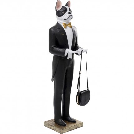 Deco XL Butler Dog 165cm black and white Kare Design